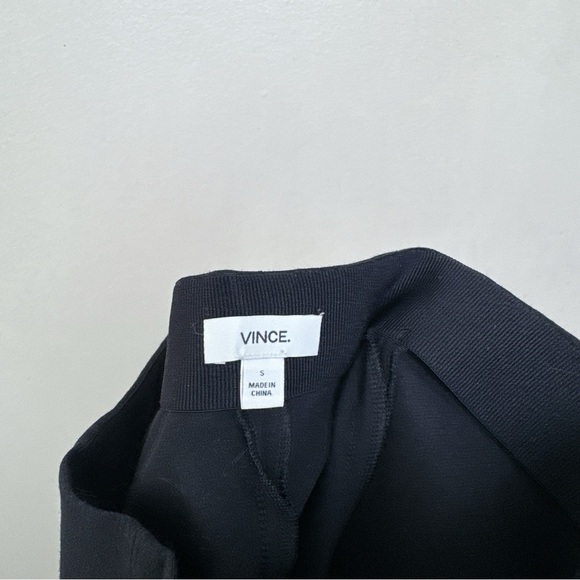 Vince Womens Small Side Zip Black Ankle Trouser Pant - Picture 9 of 14